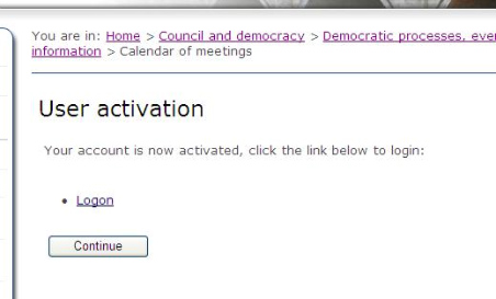Step 6 - click logon