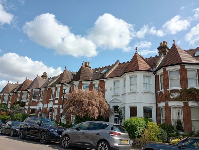 Figure 193: Part of the terrace on Hillersdon Avenue