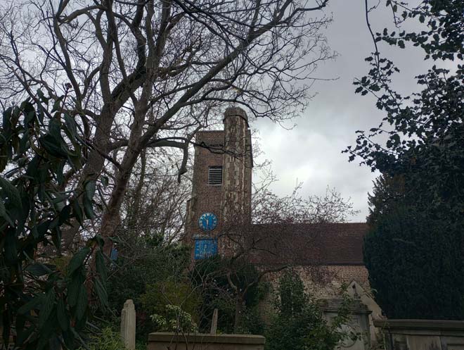 Figure 83: St Mary's Church from Church Road