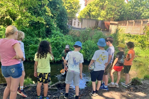 Nature adventures on Barnes Common at the Eco-Explorers Summer Camp