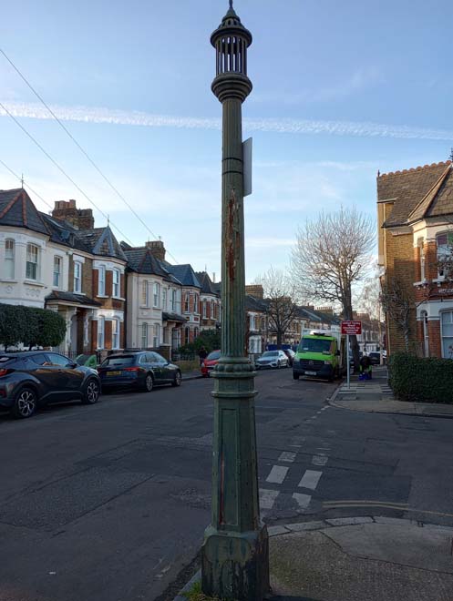 Figure 201: Sewer vent pipe on Cleveland Road