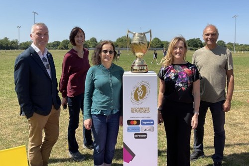 Women's Rugby World Cup 2025 trophy tour inspires students in Richmond upon Thames