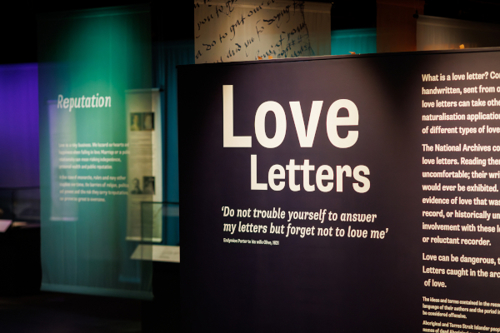 'Love Letters' exhibition drives National Archives' busiest ever day