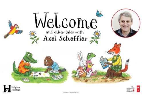 'Welcome' and other tales with Gruffalo illustrator Axel Scheffler