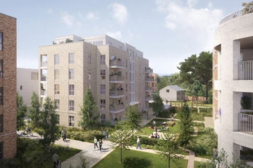 Major regeneration at Ham Close takes shape as new homes and community spaces get underway