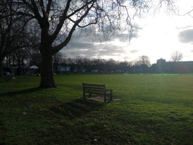 Figure 65: Example of a bench on the Green