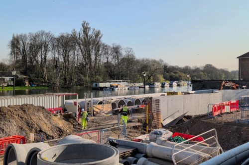 Major milestone for Twickenham Riverside as site prepared for construction