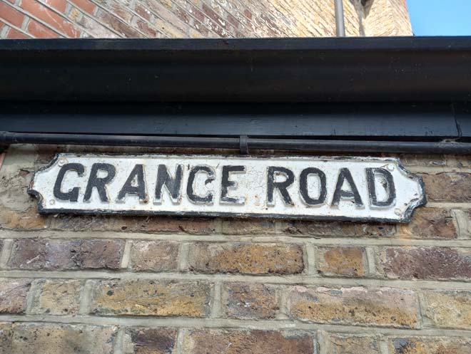 Figure 204: Example of a cast iron street nameplate