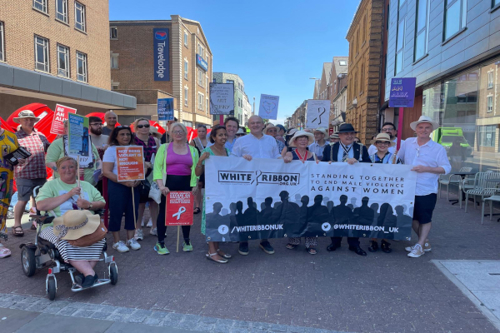 White Ribbon Walk speaks out on violence against women and girls
