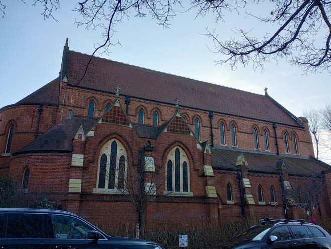 Figure 215: St Michael and All Angels from Elm Bank Gardens